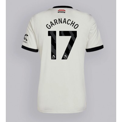 Moški Nogometni dresi Manchester United Alejandro Garnacho #17 Tretji 2024-25 Kratek Rokav Moški Nogometni dresi Manchester United Alejandro Garnacho #17 Tretji 2024-25 Kratek Rokav